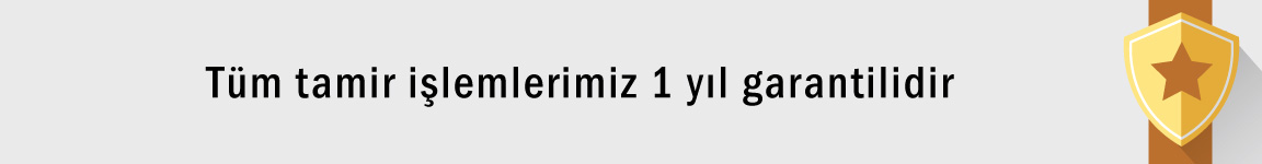 1 yıl garanti